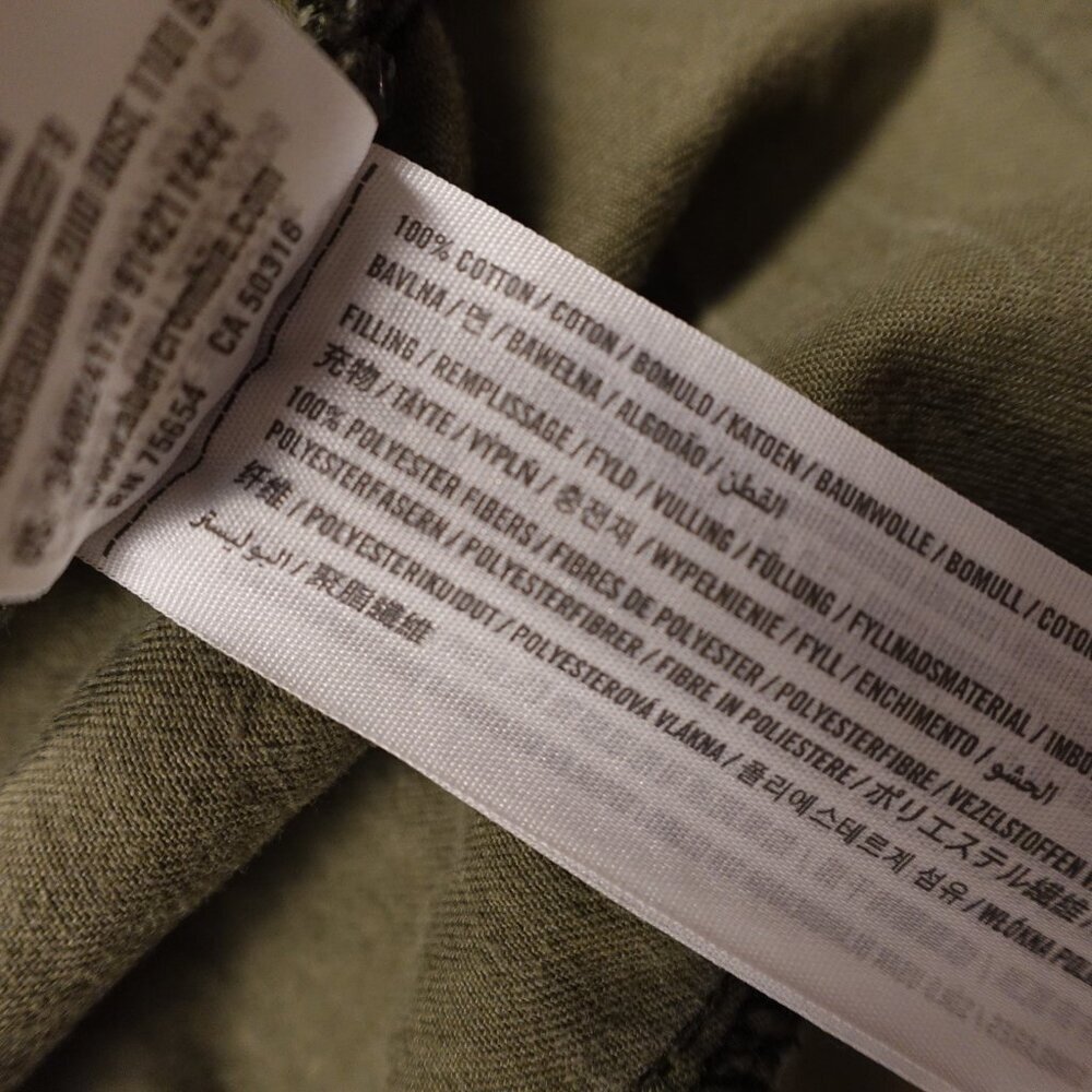 Hollister Jacket Women's extra small Army Green Waist Military Field Chore Coat - Picture 10 of 13